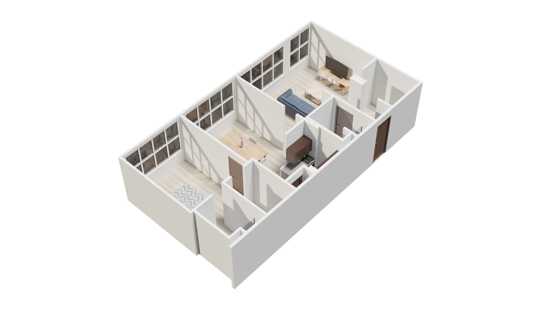 Cascade - One Bedroom with Den